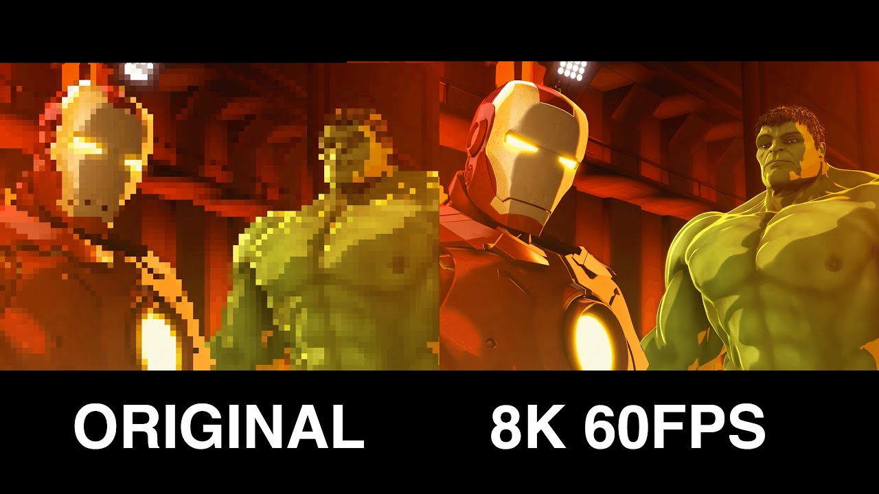 Iron Man & Hulk Heroes United (2013) in 8K 60FPS (Upscaled by Artifical Intelligence)