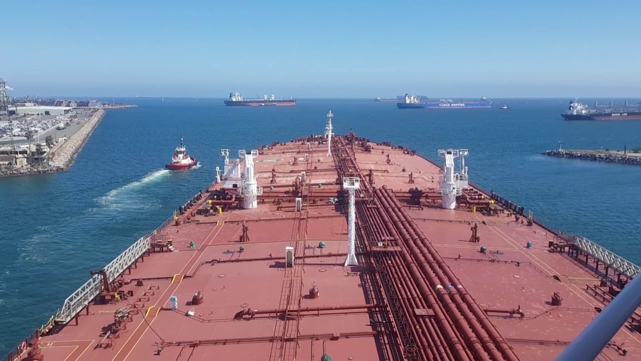VLCC Ingrid in Long Beach, California, USA