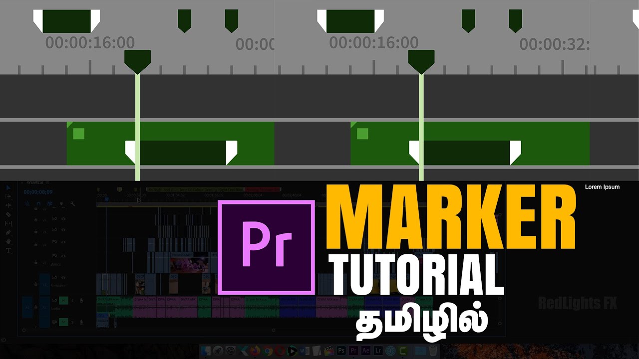 How to Use Markers Easy Way in Premiere Pro CC 2020 I Red Lights FX