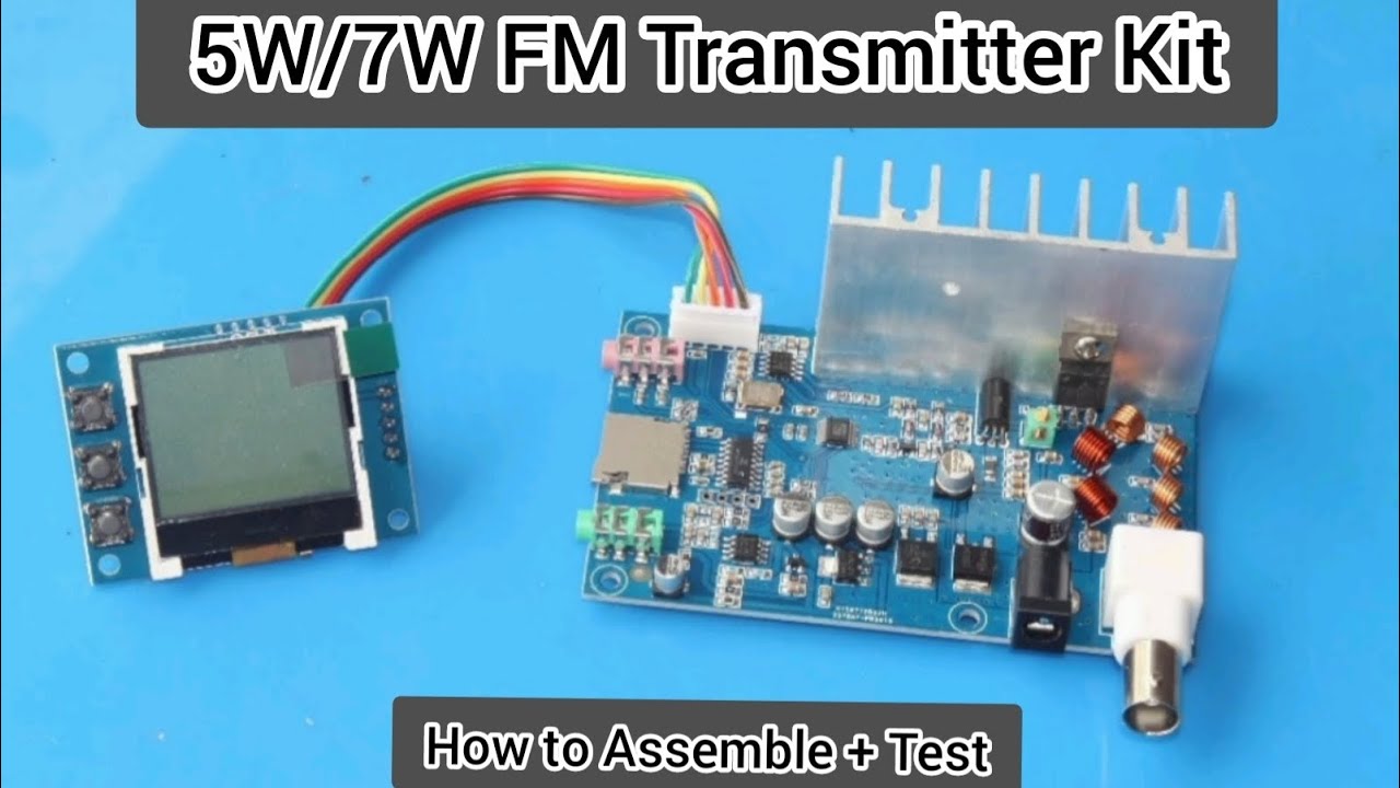 5W-7W FM Transmitter module | How to assemble + Test