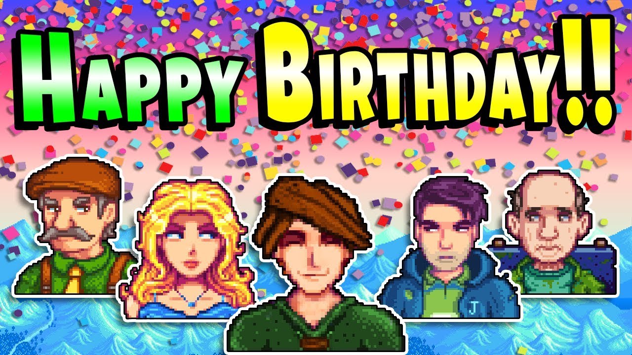 Giving NPC's HATED Gifts On Their Birthdays! - Stardew Valley