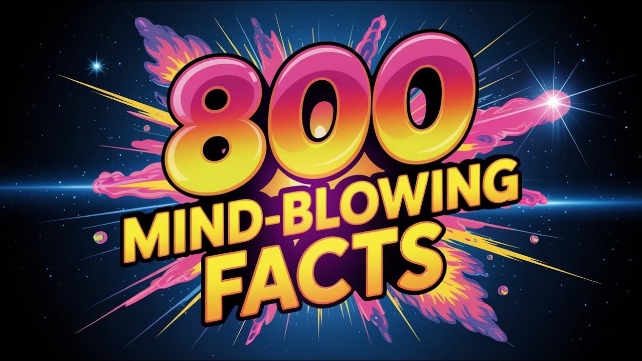 800 MIND BLOWING FACTS That you wont believe! | Facts Compilation