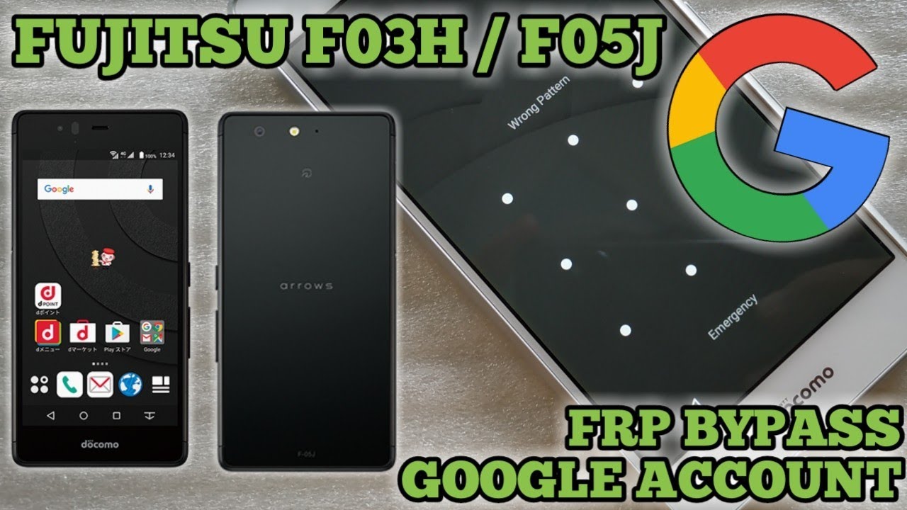 Fujitsu F03H F05J Lupa Akun - Nougat FRP Bypass