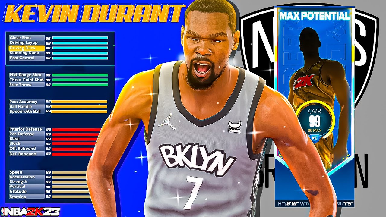 I made Kevin Durant EXACT build on NBA 2K23 OLD & NEW GEN!