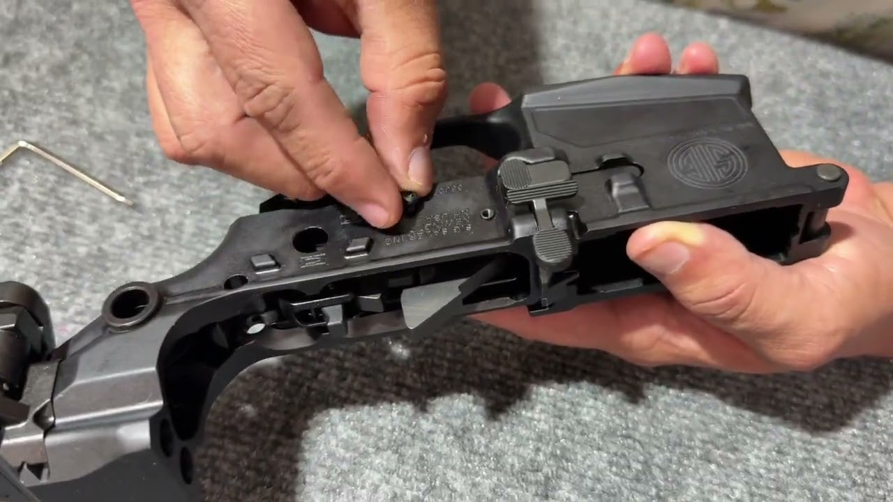 Sig MCX MPX FRT Trigger Install Lower Only