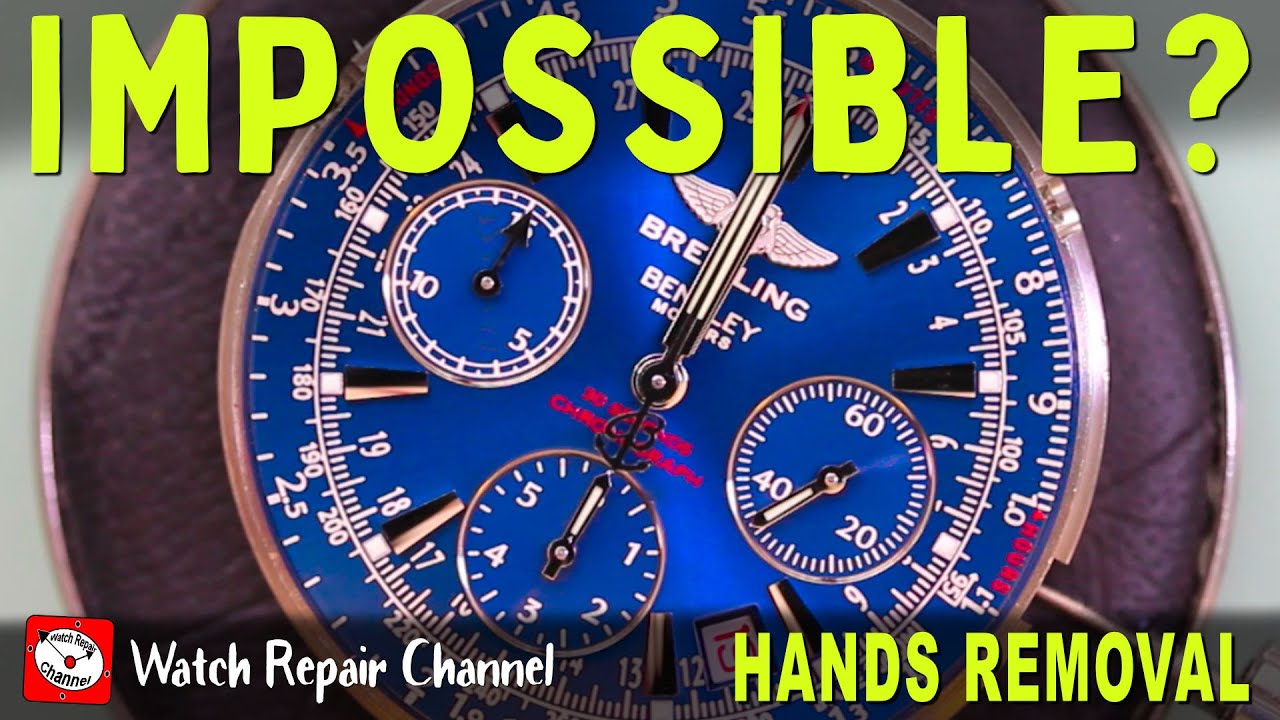 Removing Impossible To Remove Hands - Horotec Hand Removal Tool Review & Tutorial - 05.125 05.120