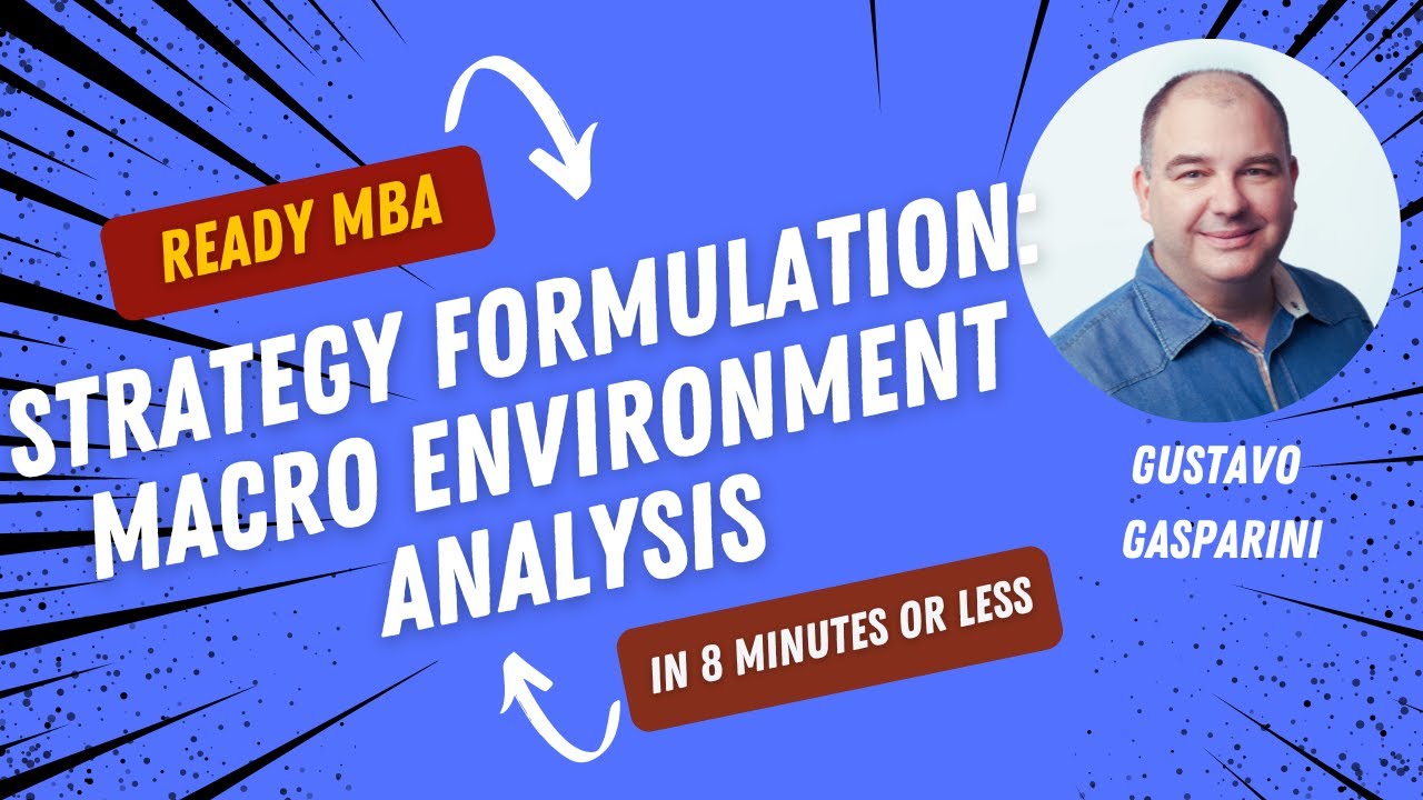 Strategy Management - Macro Environment Analysis (Video #47)