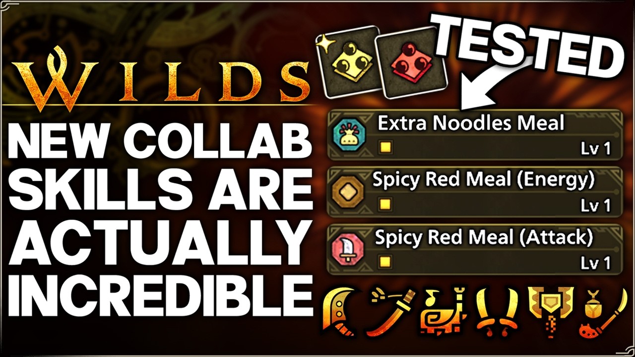 Monster Hunter Wilds - New Ichiran Collab Skills = Actually OP - Testing, Build & Best Weapon Guide!
