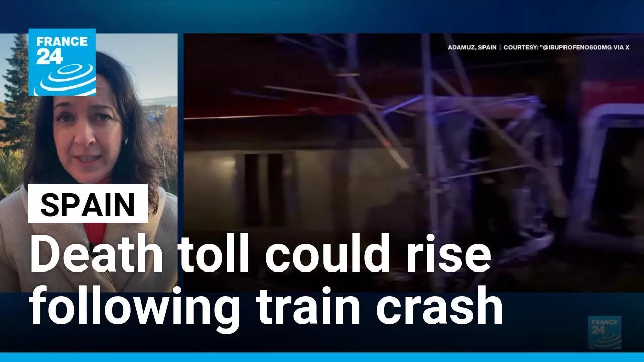 Death toll could rise following fatal train crash in Spain &bull; FRANCE 24 English