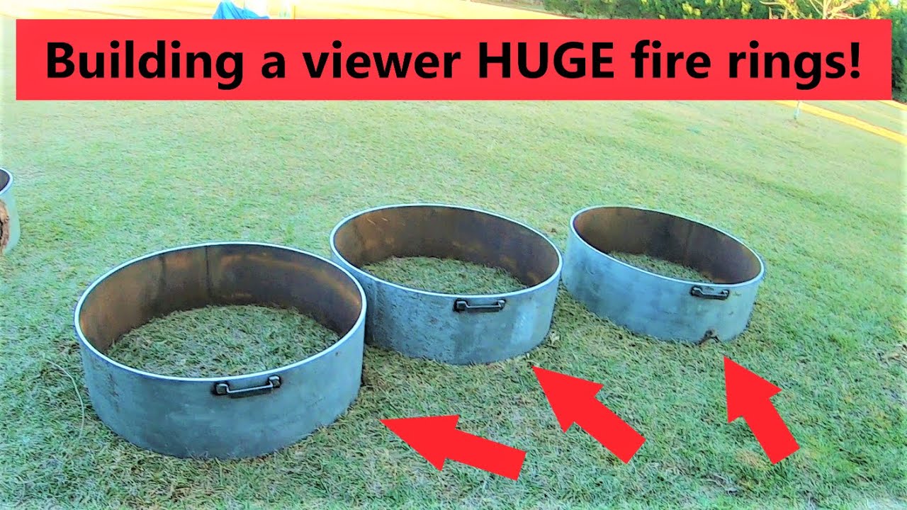 #233 Building HUGE fire rings for a viewer!