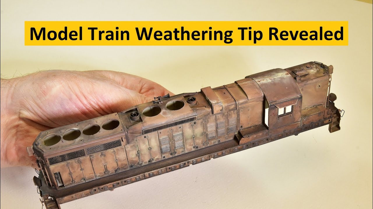 Paint Stunning Base Rust Effects | Proto 2000 SD9 | Locomotive Weathering # 2 | Boomer Diorama