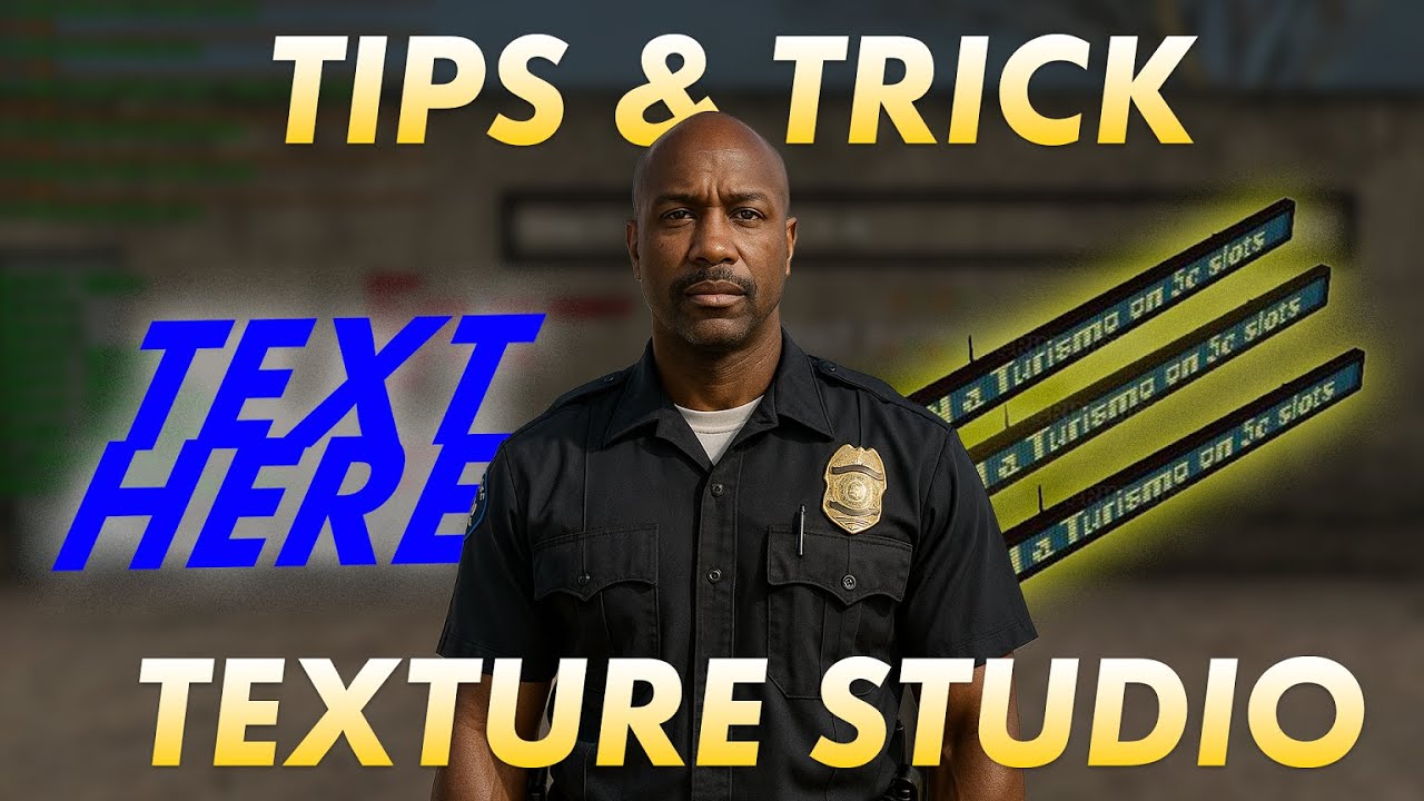 Tutorial Pemula: Cara membuat sebuah Text & Running Text serta EXPORT MAP dengan Texture Studio