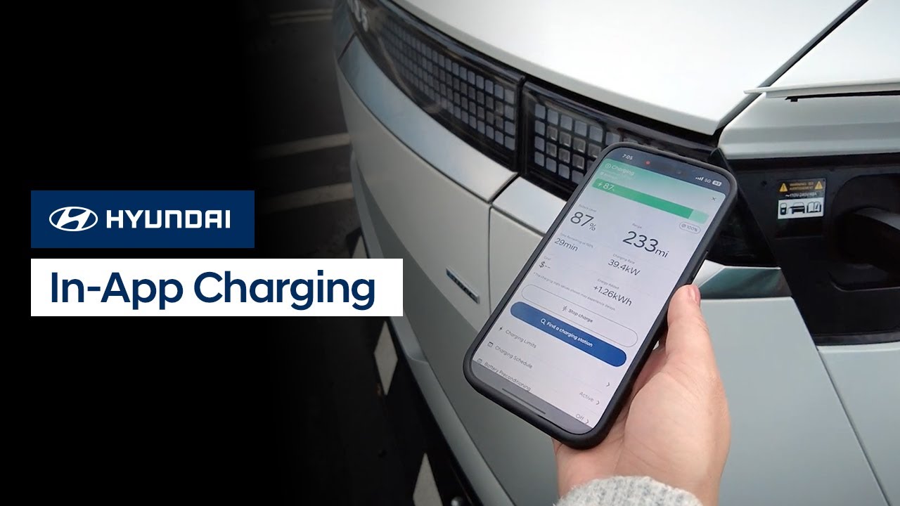 In-App Charging | Bluelink&reg; | Hyundai