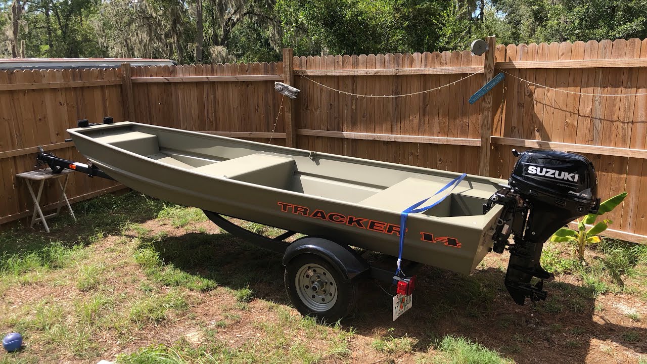 1436 Jonboat Build-01 Mechanical and Electrical Parts Overview