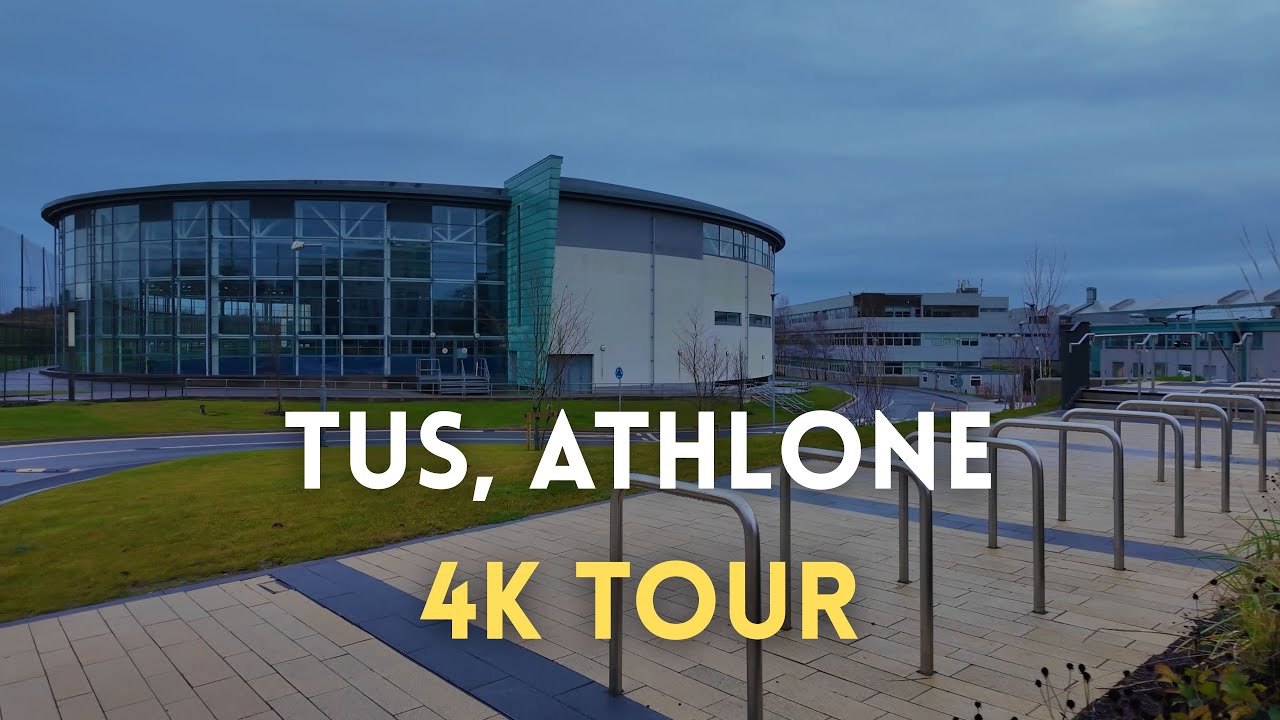 4K TUS Athlone Campus Walk – Peaceful University Tour & Scenic Views