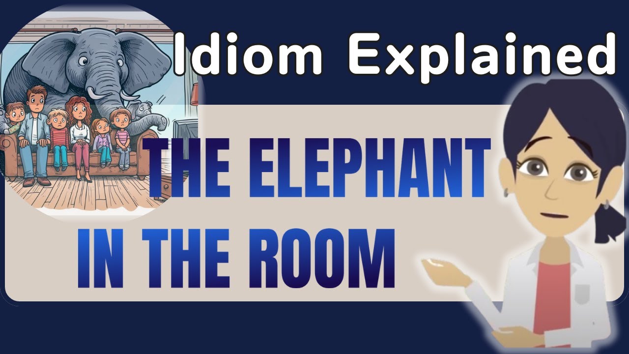 THE ELEPHANT IN THE ROOM 🐘 | Learn This English Idiom with a Funny Story