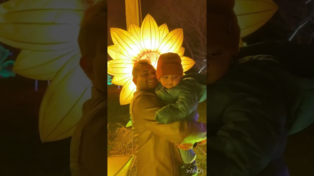 Baby’s First Light Show with Mama and Papa 