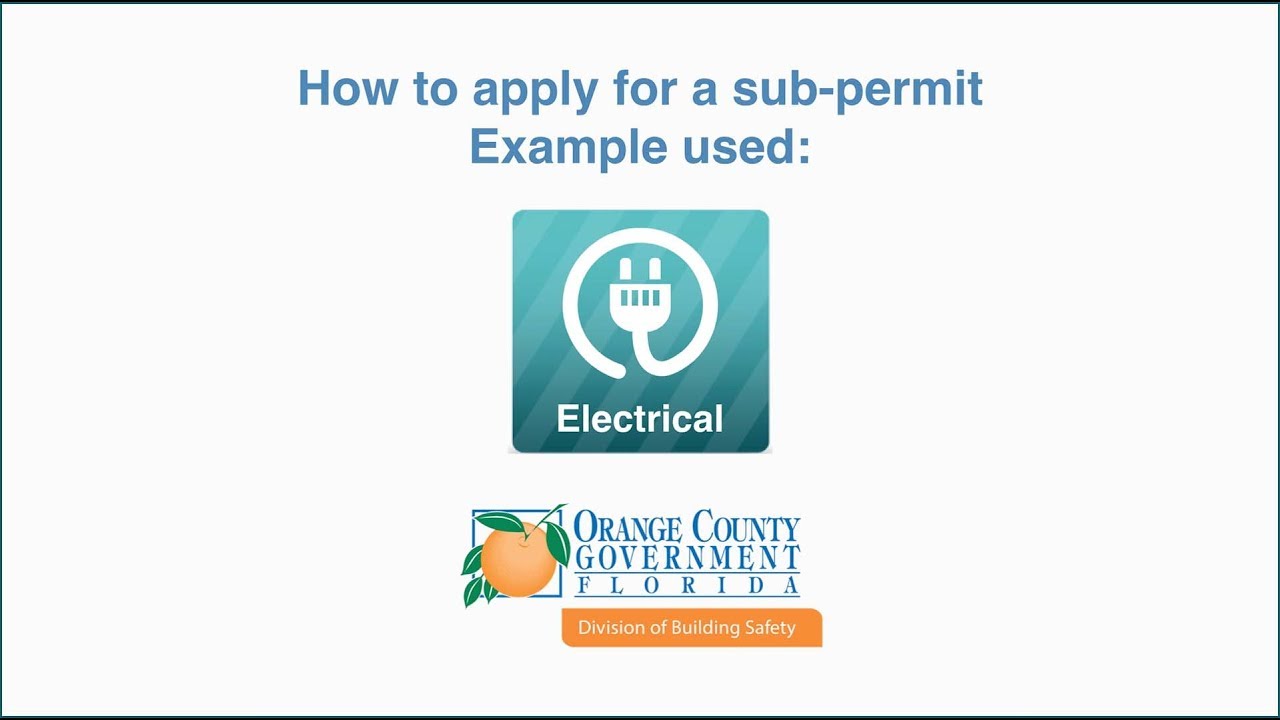 Electrical Permit Training