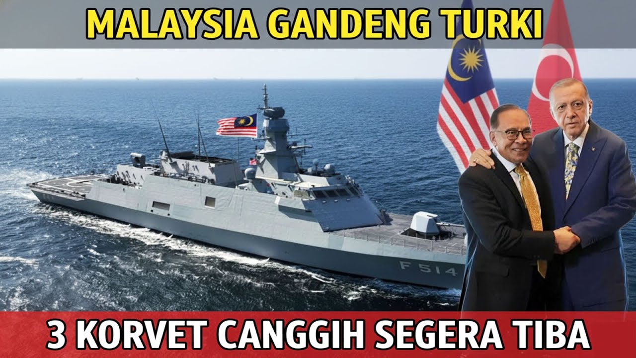 Malaysia Gandeng Turki, Datangkan 3 Korvet Canggih Untuk Royal Malaysian Navy