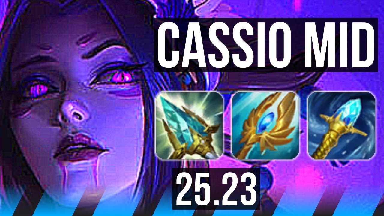 CASSIOPEIA vs AHRI (MID) | EUW Diamond | 25.23