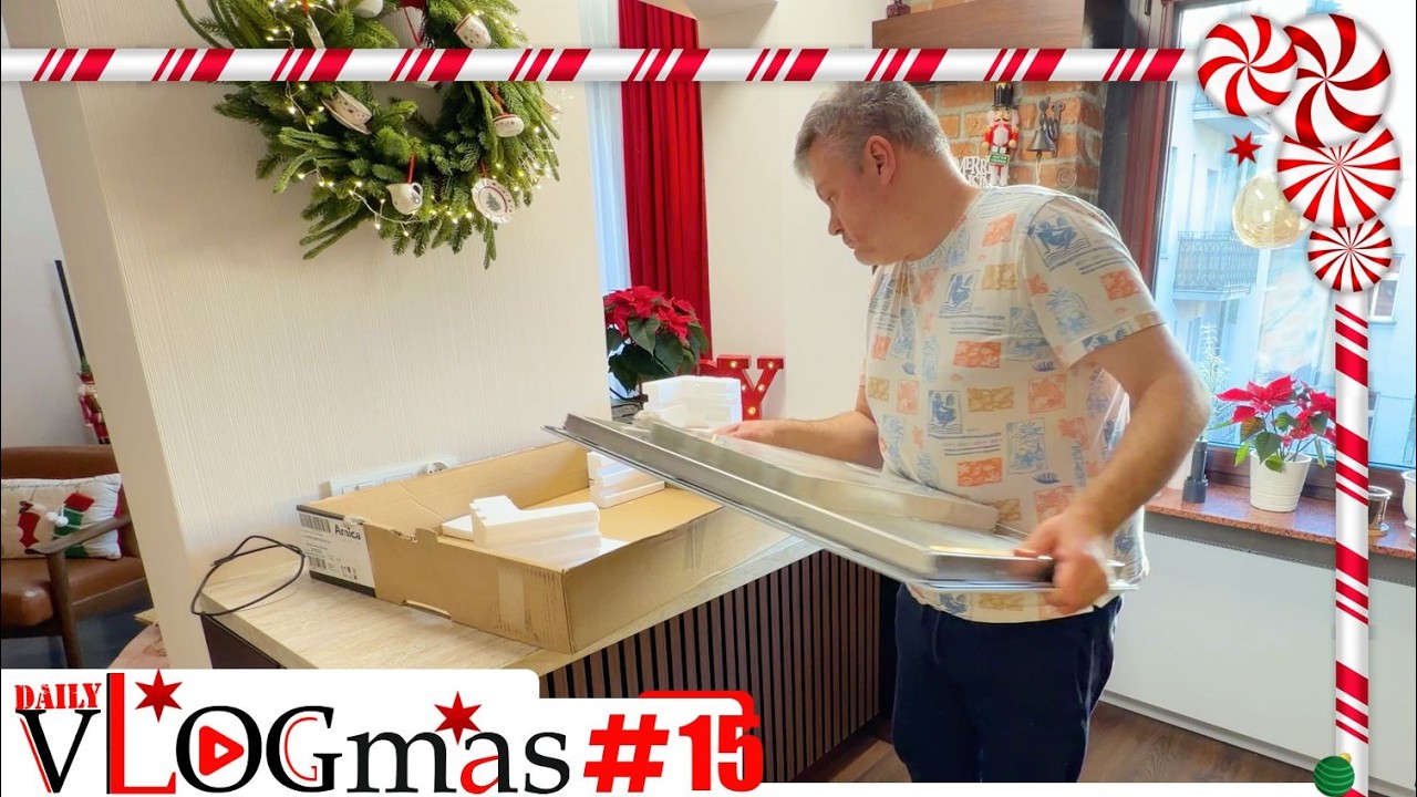 VLOGMAS 15: Montujemy NOWĄ płytę INDUKCYJNĄ 🪛 Ostatnie świąteczne DEKORACJE 🎄 | MARZENA I MAREK