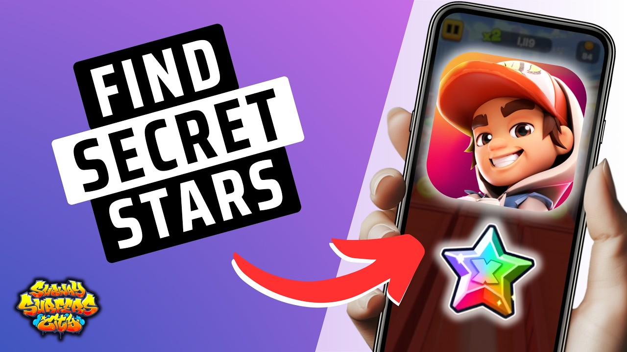Как найти секретные звёзды в Subway Surfers City