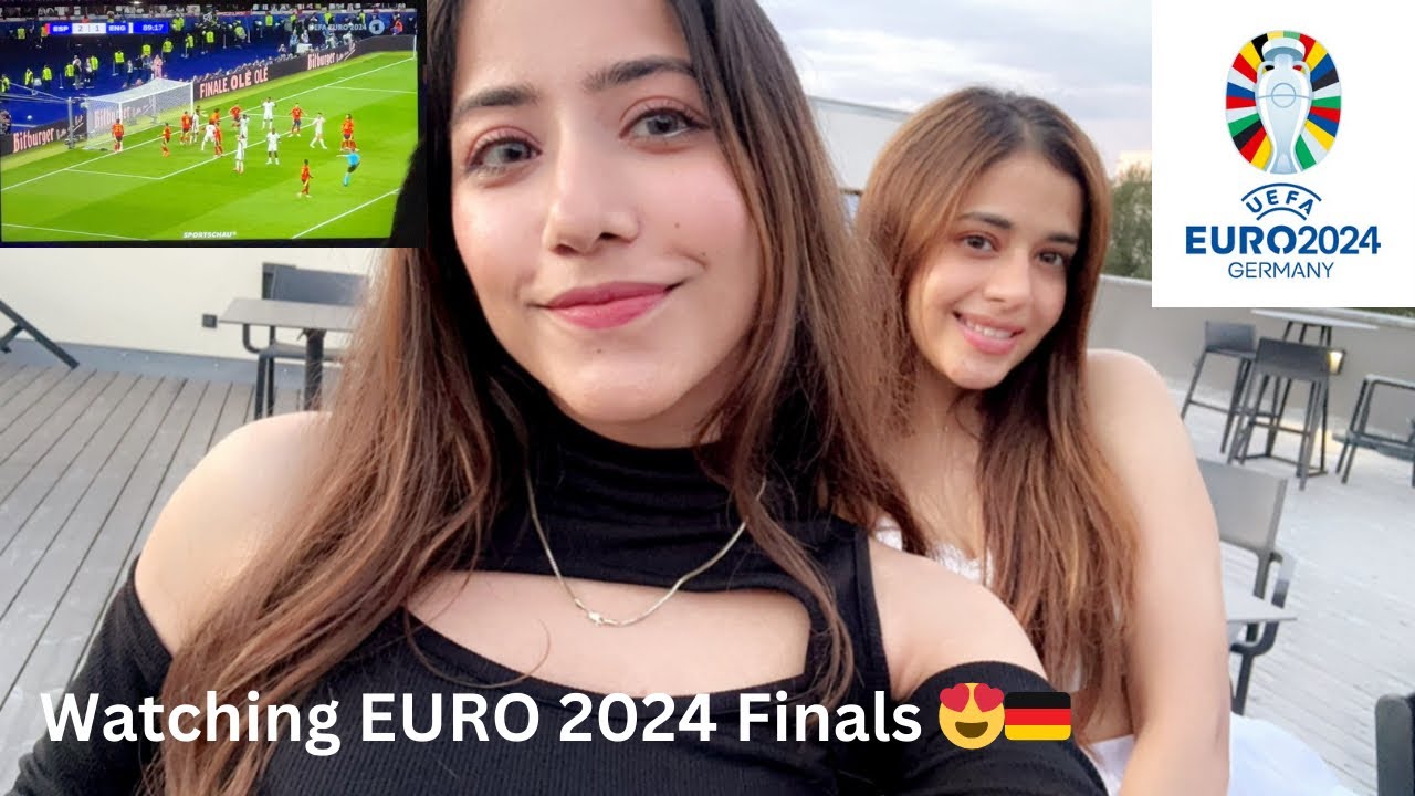 Watched EURO 24 Finals with my friends | EM 2024 | England vs Spain | UEFA EURO 2024 Berlin ⚽️🇩🇪