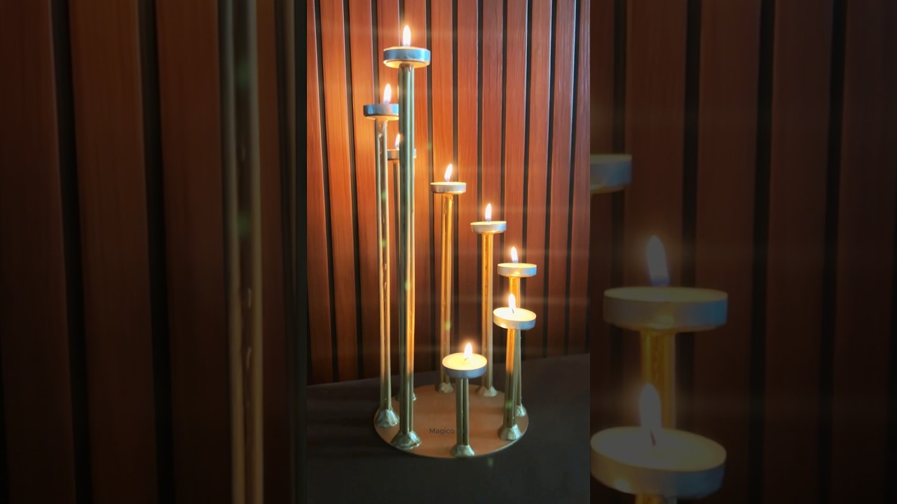 Beautiful Candle stand 😍☺️ #art #shorts #trending #viralshorts #diwali #diy #festival #creative