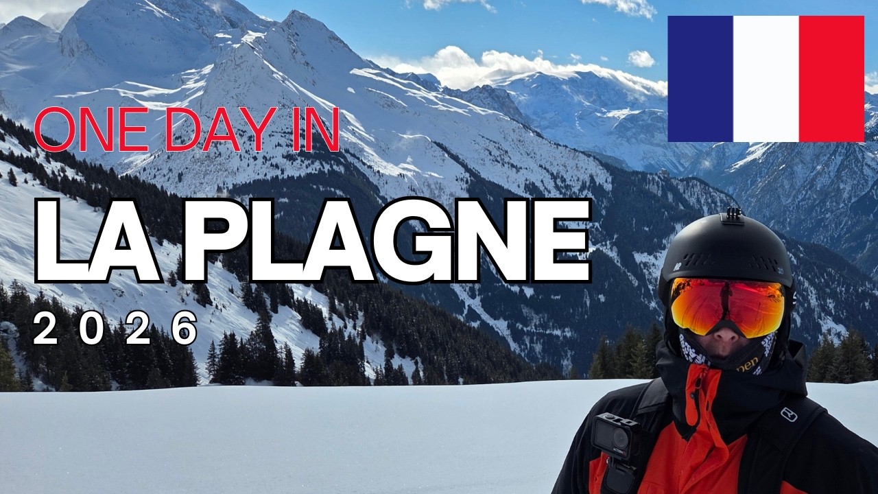 One ordinary day in La Plagne - And a real heart-stopping moment!
