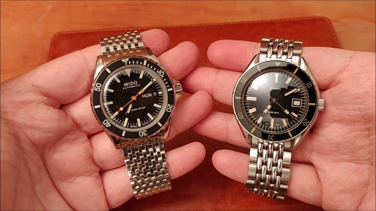 Side by Side: DOXA Sub 200 and Mido Ocean Star Tribute