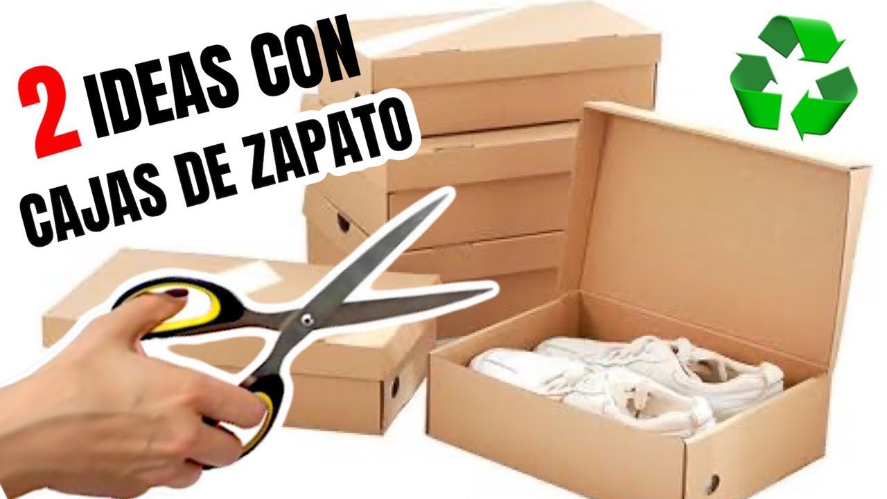 2 Lindas MANUALIDADES PARA RECICLAR CAJAS DE ZAPATOS -😃2 Cute crafts to recycle shoe boxes