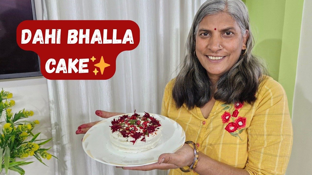 Dahi Bhalla Cake🎂| Must Try This On Holi✨|