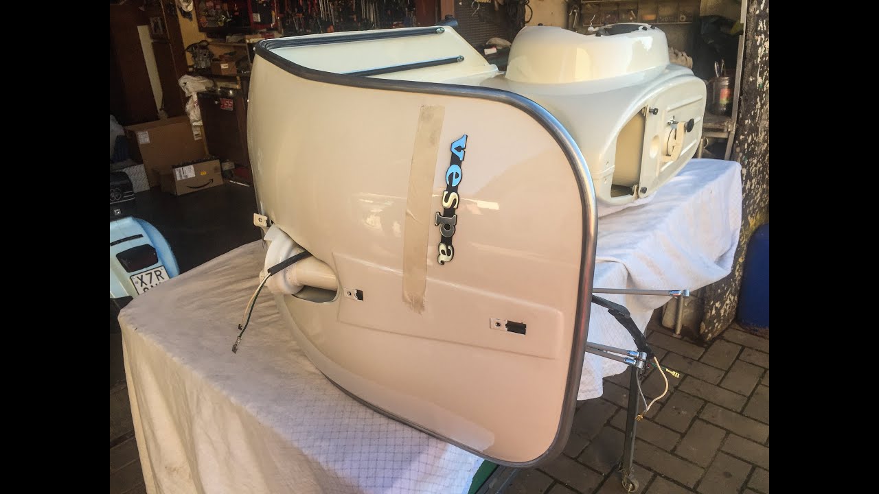 Restauro vespa 50 special biancospino
