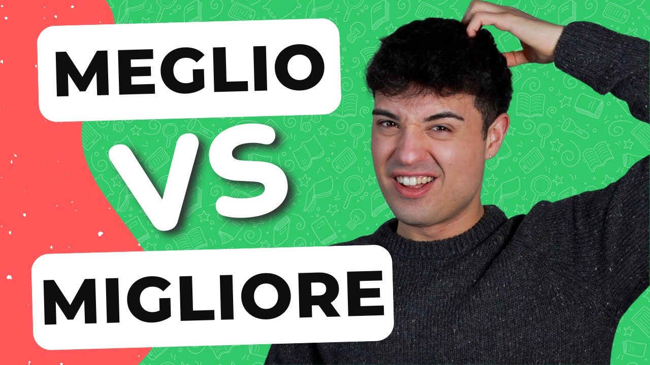 MIGLIORE vs MEGLIO in Italian: Which One To Choose? | Learn Italian (subs)
