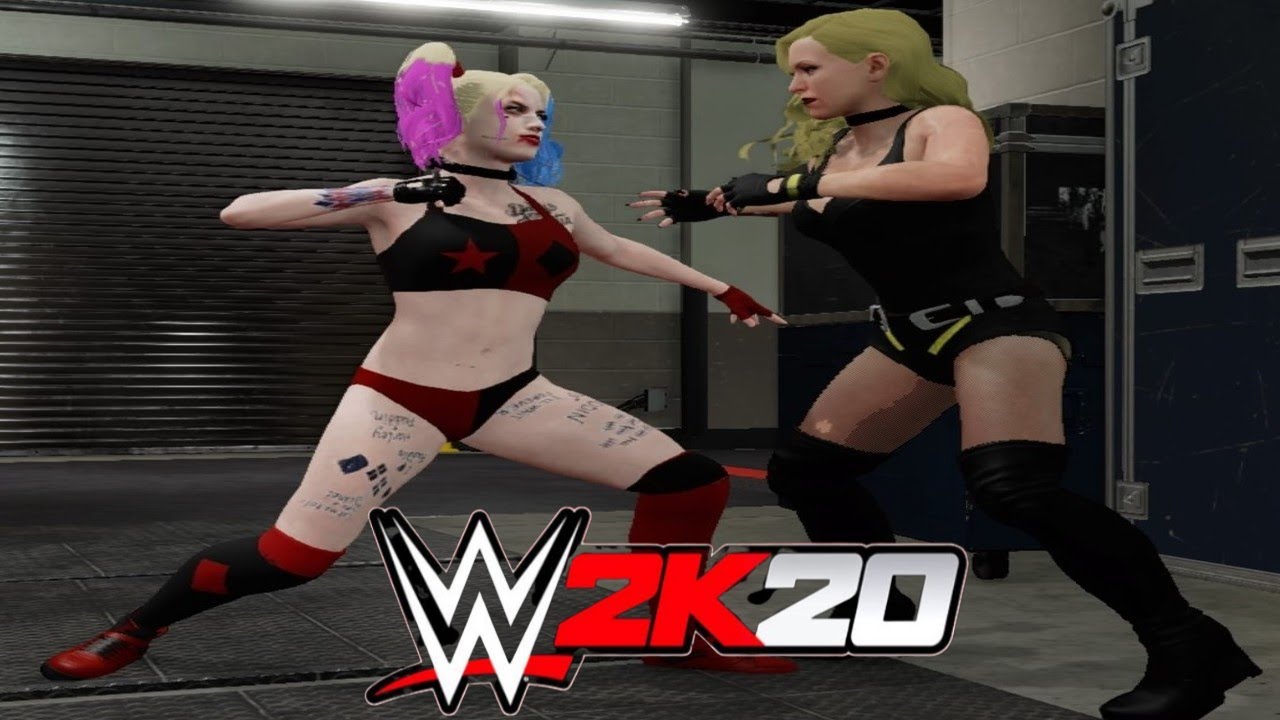 Harley Quinn v Black Canary! - WWE 2K20 Backstage Brawl