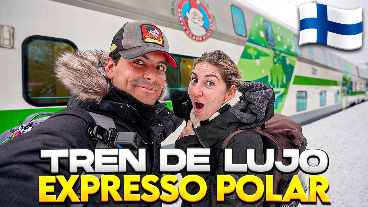 Durmiendo en el TREN de LUJO NOCTURNO del EXPRESO POLAR en FINLANDIA 🇫🇮 - Gabriel Herrera