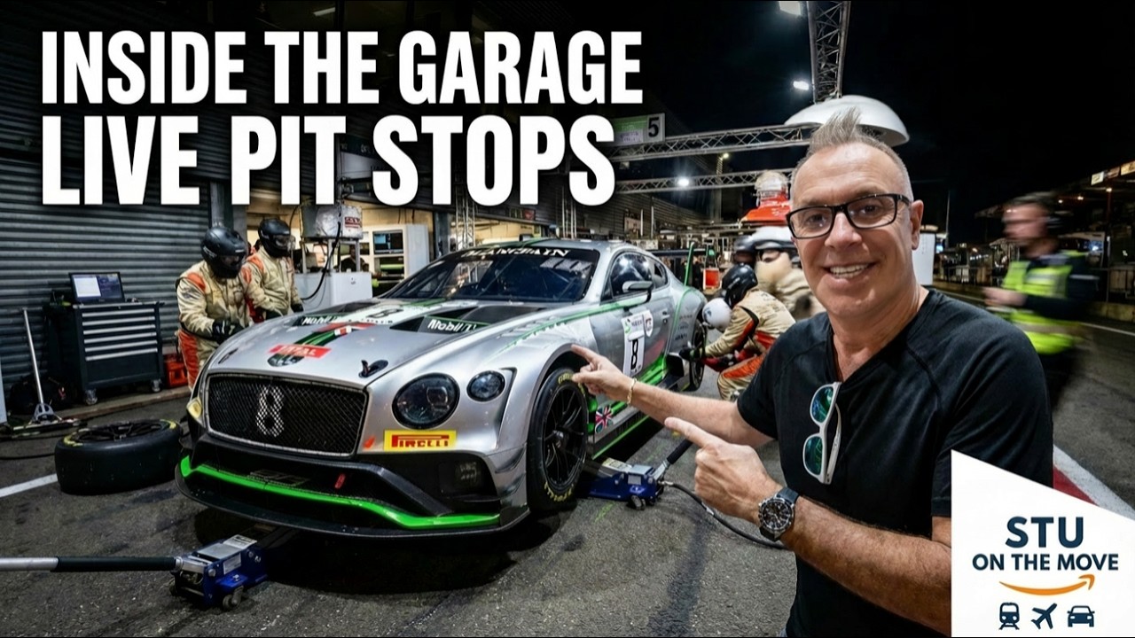 Inside the Bentley Pit Garage 🏁 | LIVE Pit Stops at Spa 24 Hours