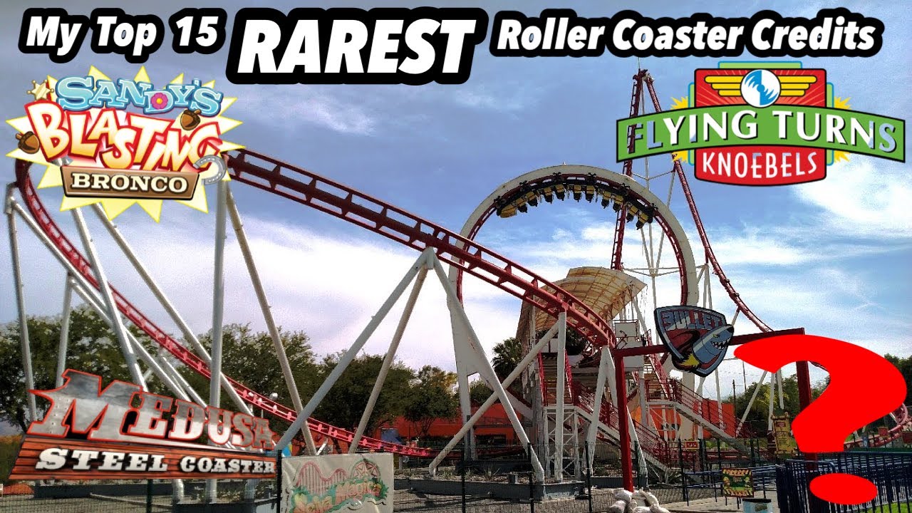 My Top 15 RAREST Roller Coaster Credits (2022)