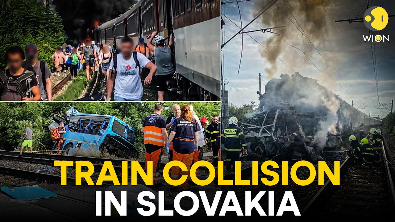 At least Seven die in train collision with bus in Slovakia | WION Originals