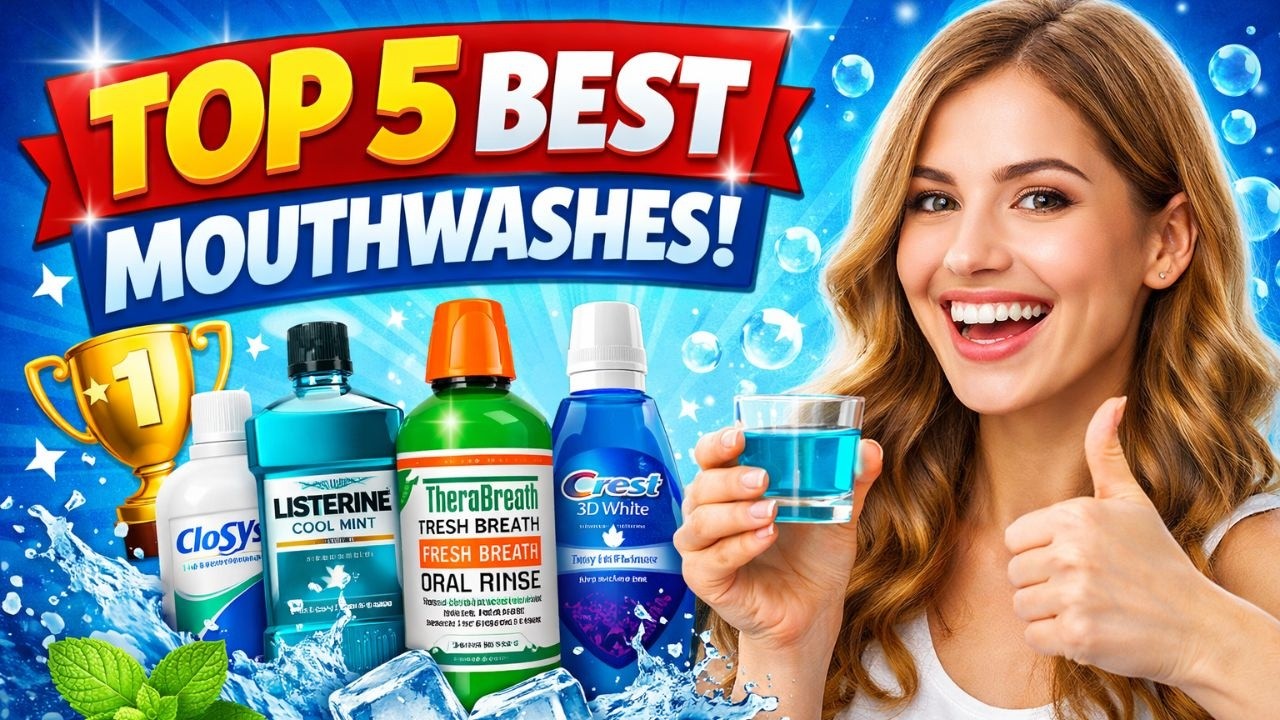 Top 5 Best Mouthwashes 2026 – Fresh Breath & Healthy Gums