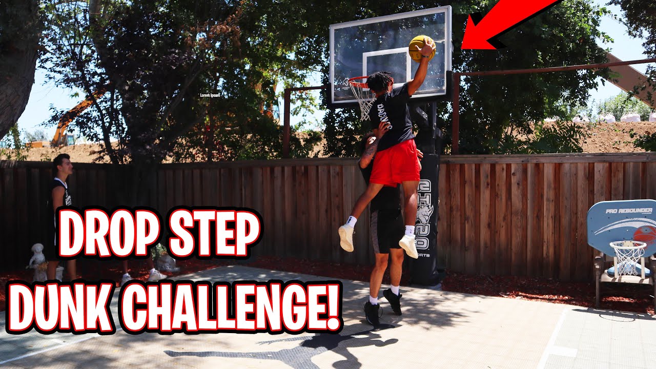 THROWBACK Game Of Drop Step..In The OLD BACKYARD!