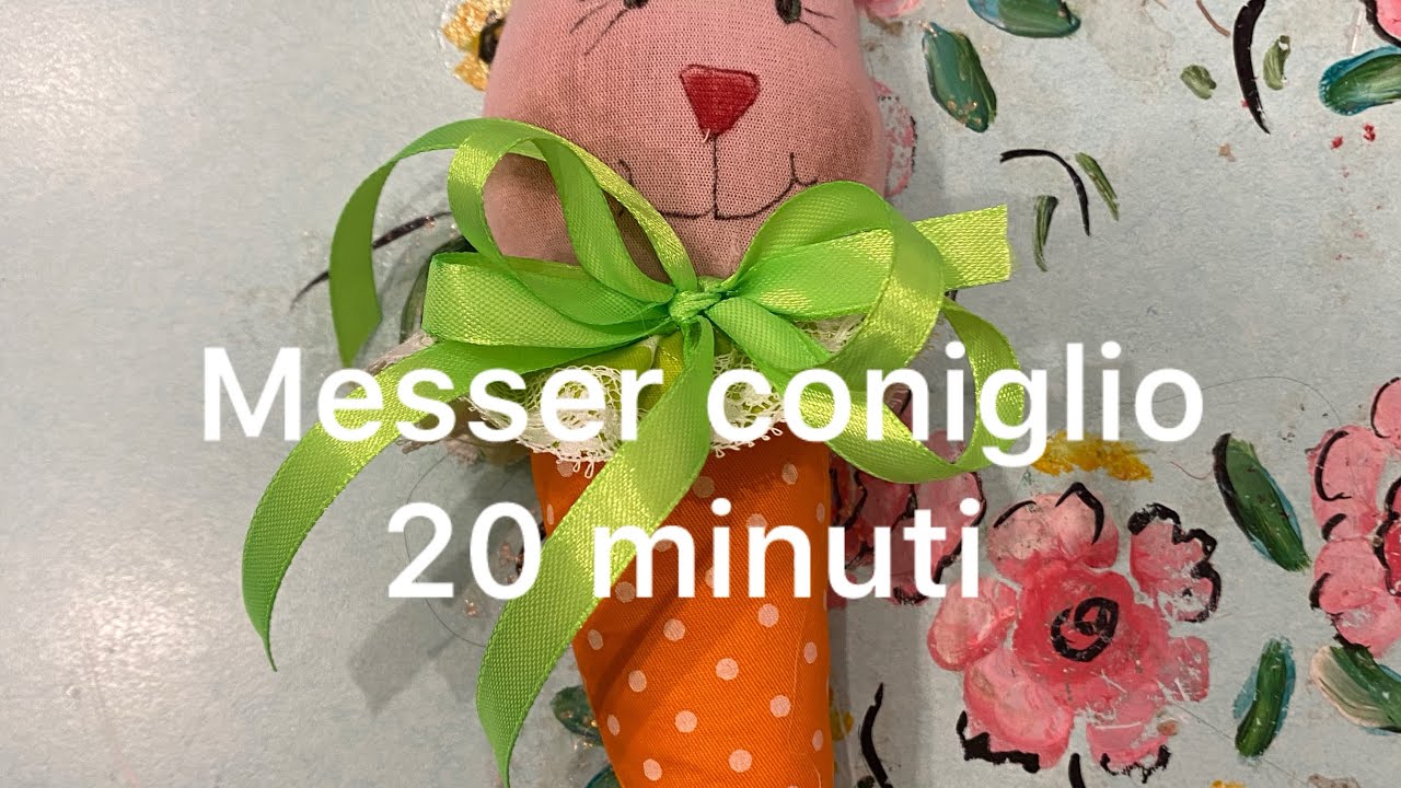 1” Tutorial di Pasqua Messer  coniglio
