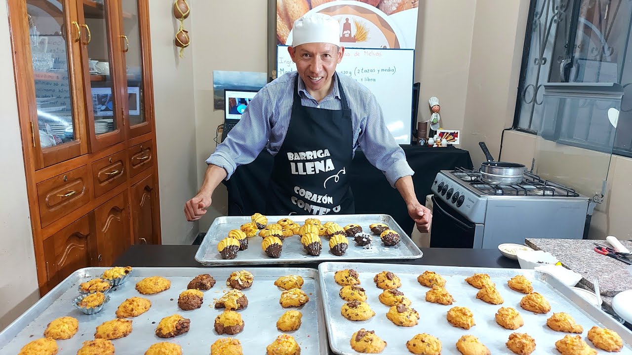 Aprende a preparar distintas Galletas con masa de Melvas Clase en vivo y en directo