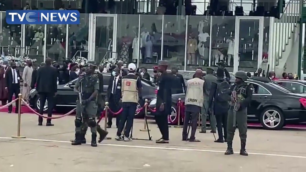 President Buhari  Arrives for Day 2 APC Presidential Primary