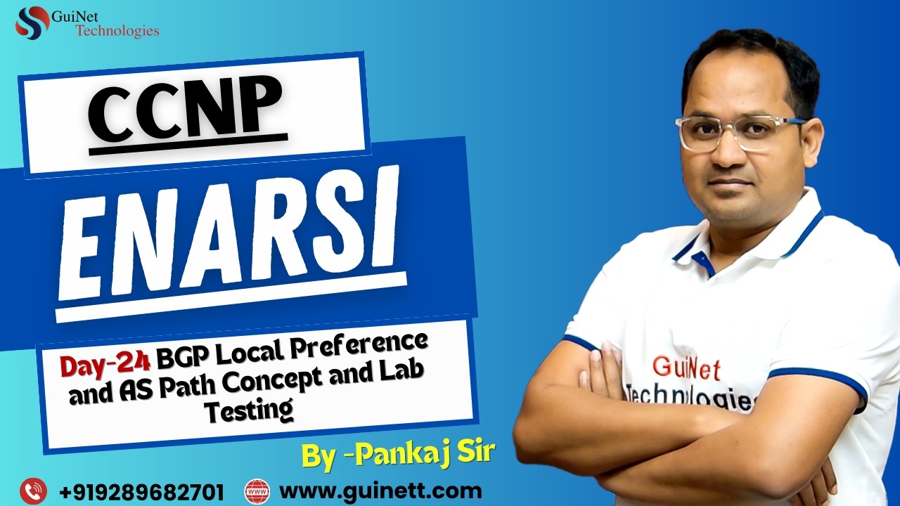 CCNP ENARSI Lecture-24: BGP Local Preference and AS Path Concept and Lab Testing