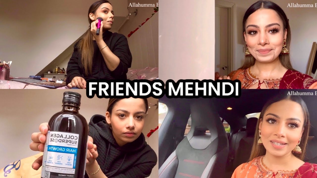 ADEENA ATTENDED HER FRIENDS MEHNDI 😍