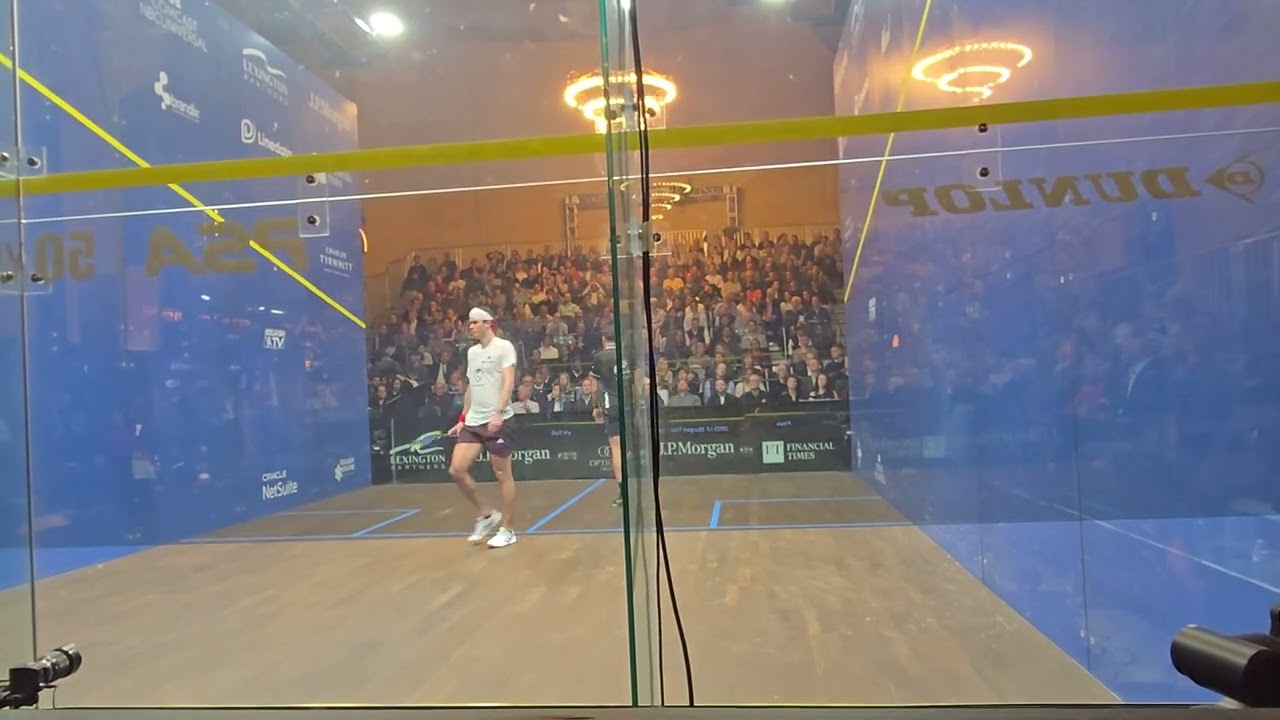 2025 Men's Squash Finals between Ali Farag v Diego Elias at the JP Morgan Tournament of Champions