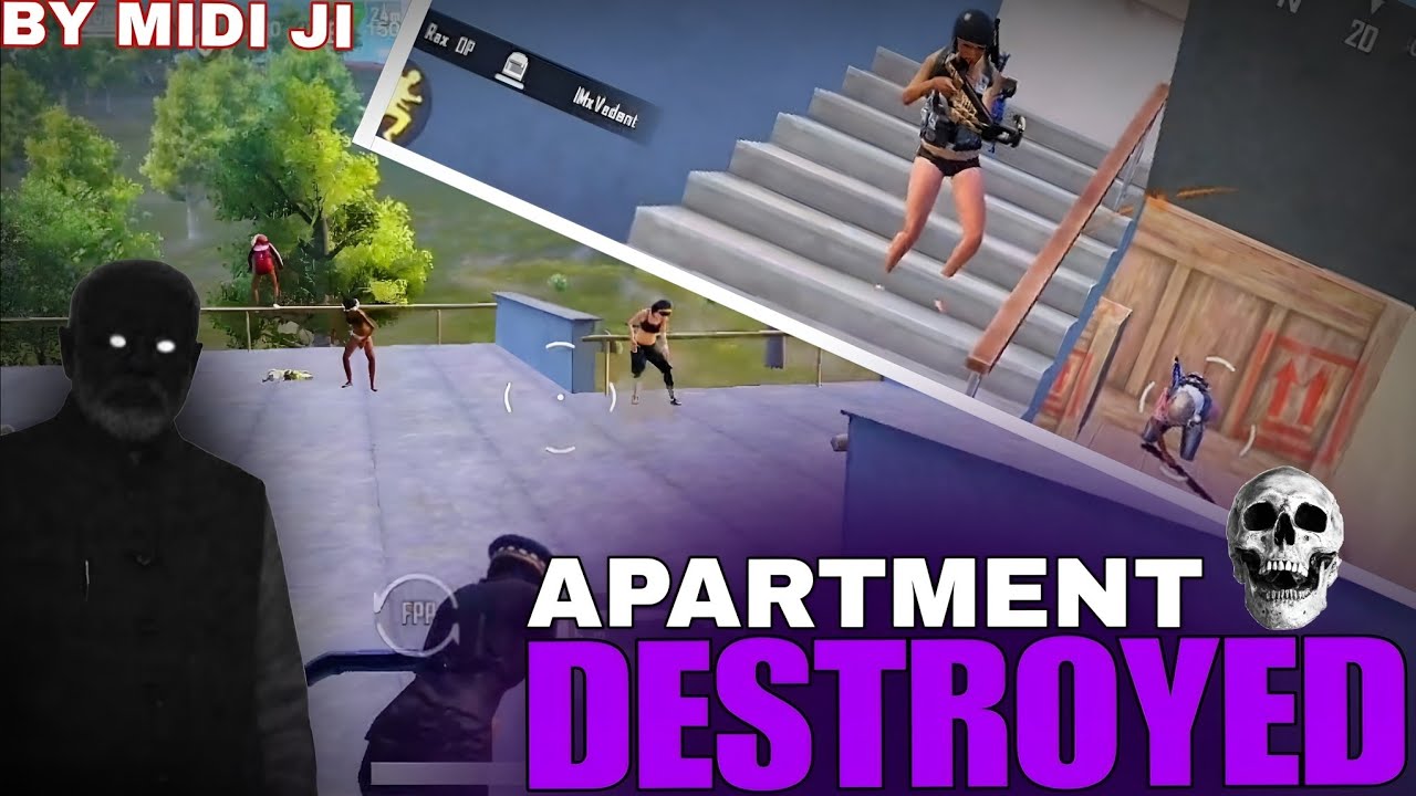 DESTROYED APARTMENT BY MODI JI 🚨💀 #pubgmobile #bgmi #gaming #modi 