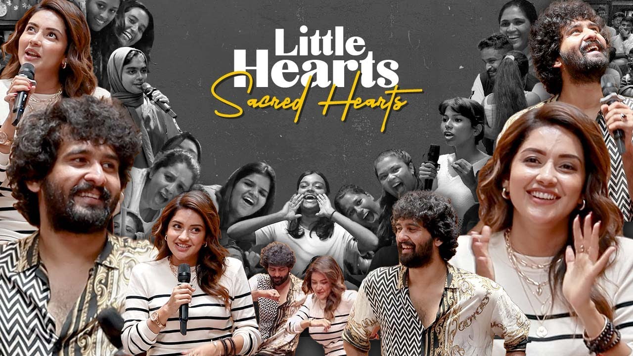 Shane Nigam And Mahima Nambiar at Sacred Heart College | Little Hearts Movie | EXCLUSIVE