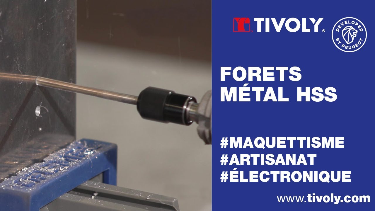 TIVOLY - Mini-Outils : Coffret de forets métal HSS TX
